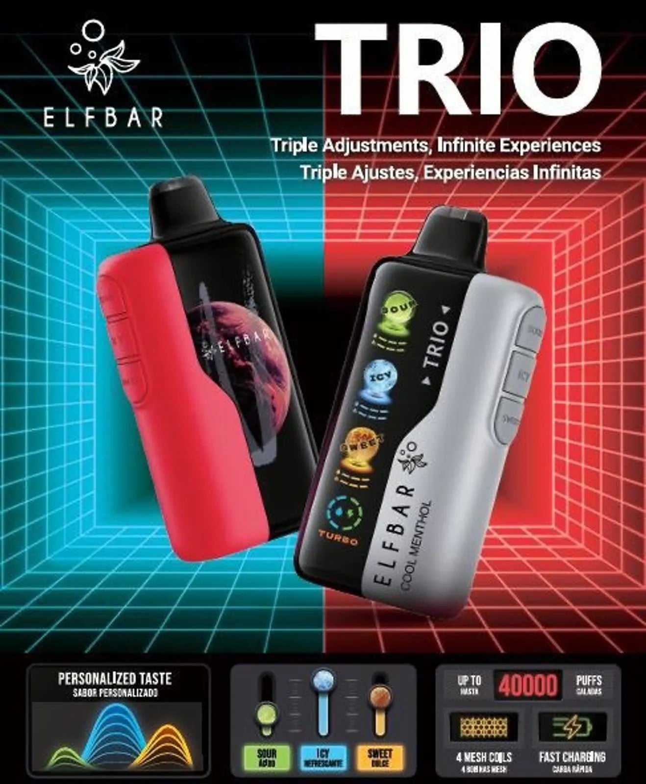 ELFBAR TRIO 40k (40.000)